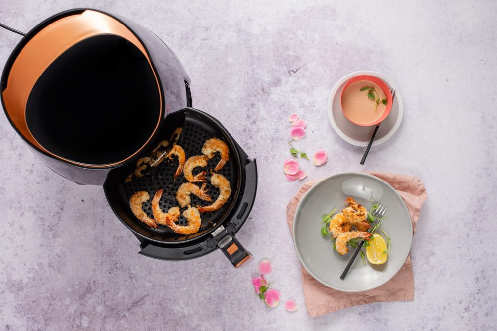 Air Fryer Panko Coconut Shrimp